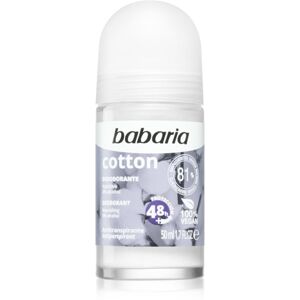 Babaria Deodorant Cotton golyós dezodor roll-on tápláló hatással 50 ml