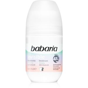 Babaria Deodorant Invisible golyós dezodor roll-on a fehér és sárga foltok ellen 50 ml