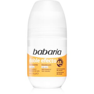 Babaria Deodorant Double Effect golyós dezodor roll-on a szőrnövekedés lassítására 50 ml