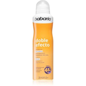 Babaria Deodorant Double Effect izzadásgátló spray a szőrnövekedés lassítására 200 ml