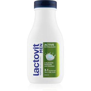 Lactovit Active fürdőgél férfiaknak 3 az 1-ben 300 ml