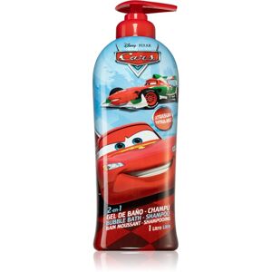 Disney Cars buborékos fürdő és tisztító gél 2 az 1-ben gyermekeknek 1000 ml