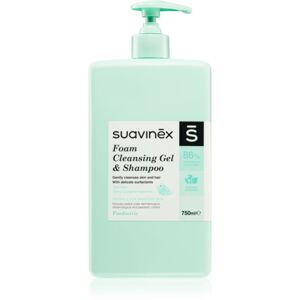 Suavinex Foam Cleansing Gel & Shampoo habsampon gyermekeknek születéstől kezdődően Baby Cologne 750 ml
