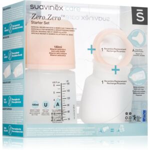 Suavinex Zero Zero Starter Set ajándékszett A Adaptable Flow 0 m+(gyermekeknek születéstől kezdődően)