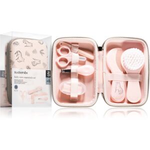Suavinex Tigers Baby Care Essentials Set Pink babaápoló szett 1 db