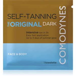 Comodynes Self-Tanning Towelette barnító kednő arcra és testre árnyalat dark 8 db