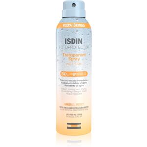 ISDIN Transparent Spray Wet Skin átlátszó napozó spray SPF 30 250 ml
