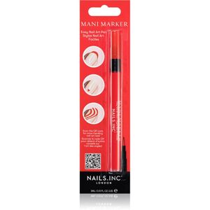 Nails Inc. Mani Marker díszítő körömlakk applikációs ceruza Red 3 ml