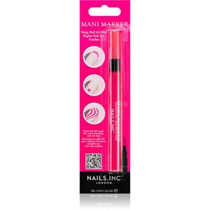 Nails Inc. Mani Marker díszítő körömlakk applikációs ceruza Pink 3 ml