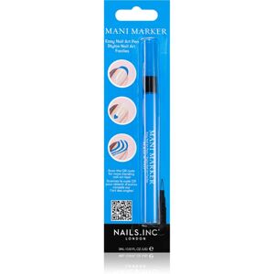Nails Inc. Mani Marker díszítő körömlakk applikációs ceruza Blue 3 ml