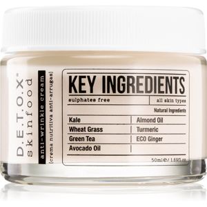 Detox Skinfood Key Ingredients ránctalanító krém