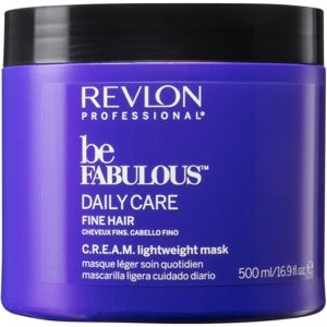 Revlon Professional Be Fabulous Daily Care regeneráló és hidratáló maszk a finom hajért 500 ml