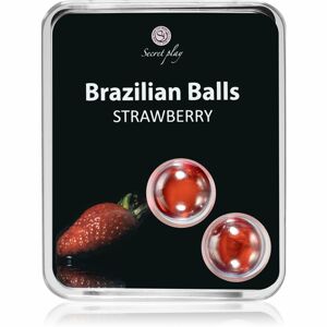 Secret play Brazilian 2 Balls Set testolaj Strawberry 8 g