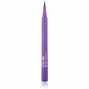 3INA The Color Pen Eyeliner tartós szemfilc árnyalat 482 - Purple 1 ml
