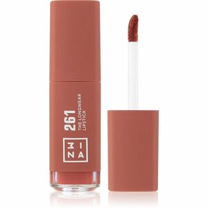 3INA The Longwear Lipstick hosszantartó folyékony rúzs árnyalat 261 - Dark nude 6 ml