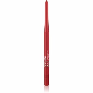 3INA The Automatic Lip Pencil szájkontúrceruza árnyalat 250 - Dark pink red 0,26 g