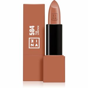 3INA The Lipstick fényes ajakrúzs árnyalat 584 Shiny nude brown 4,5 g