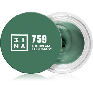 3INA The 24H Cream Eyeshadow krémes szemhéjfestékek árnyalat 759 Olive green 3 ml
