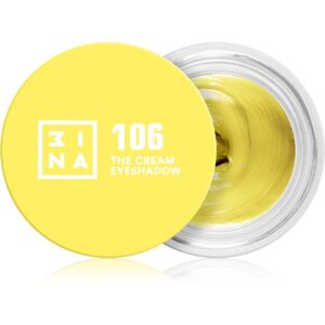 3INA The 24H Cream Eyeshadow krémes szemhéjfestékek árnyalat 106 Yellow 3 ml
