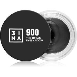 3INA The 24H Cream Eyeshadow krémes szemhéjfestékek árnyalat 900 Black 3 ml