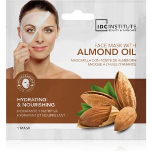 IDC Institute Almond Oil egyszer használatos fátyolmaszk arcra 1 db