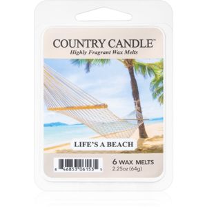 Country Candle Life's a Beach illatos viasz aromalámpába