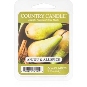 Country Candle Anjou & Allspice illatos viasz aromalámpába 64 g