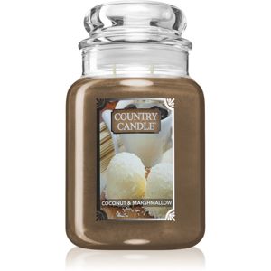 Country Candle Coconut & Marshmallow illatgyertya 680 g