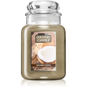 Country Candle Coconut Wood illatos gyertya 680 g