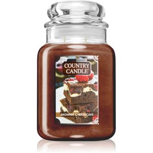 Country Candle Brownie Cheesecake illatos gyertya 680 g