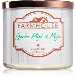 Kringle Candle Farmhouse Garden Mint & Meloun illatos gyertya 411 g