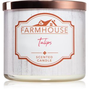 Kringle Candle Farmhouse Tulips illatos gyertya 411 g