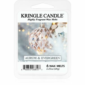 Kringle Candle Aurum & Evergreen illatos viasz aromalámpába 64 g