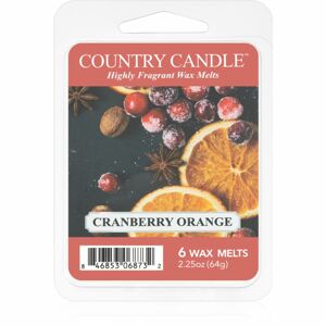 Country Candle Cranberry Orange illatos viasz aromalámpába 64 g