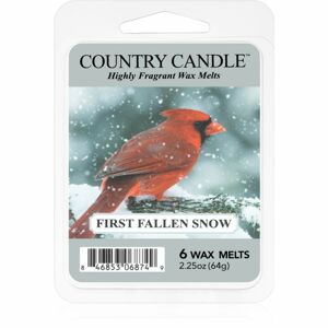 Country Candle First Fallen Snow illatos viasz aromalámpába 64 g