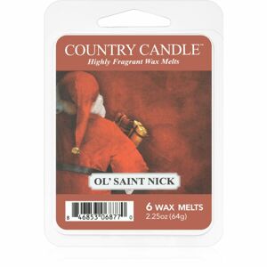 Country Candle Ol'Saint Nick illatos viasz aromalámpába 64 g
