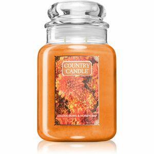Country Candle Golden Mums & Honey Crisp illatgyertya 680 g