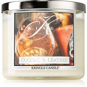 Kringle Candle Brandy & Leather illatgyertya 411 g