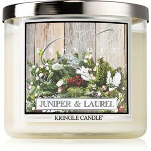 Kringle Candle Juniper & Laurel illatgyertya 411 g