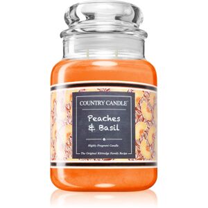 Country Candle Farmstand Peaches & Basil illatgyertya 680 g