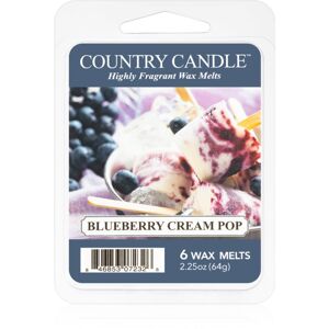 Country Candle Blueberry Cream Pop illatos viasz aromalámpába 64 g