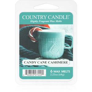 Country Candle Candy Cane Cashmere illatos viasz aromalámpába 64 g
