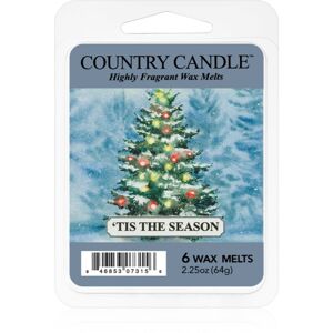 Country Candle 'Tis The Season illatos viasz aromalámpába 64 g