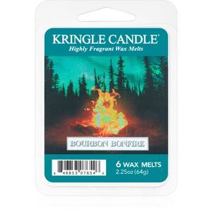 Kringle Candle Bourbon Bonfire illatos viasz aromalámpába 64 g