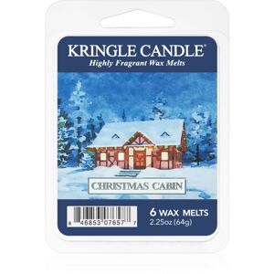 Kringle Candle Christmas Cabin illatos viasz aromalámpába 64 g