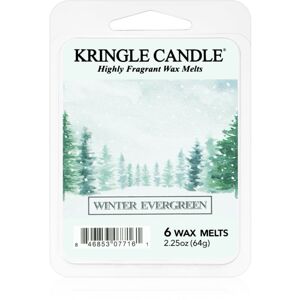 Kringle Candle Winter Evergreen illatos viasz aromalámpába 64 g