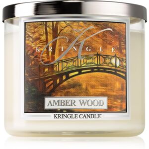 Kringle Candle Amber Wood illatos gyertya I. 396,9 g