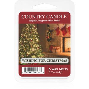 Country Candle Wishing For Christmas illatos viasz aromalámpába 64 g