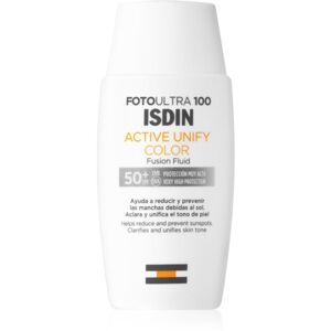ISDIN Foto Ultra 100 Active Unify védő és tonizáló krém a pigmentfoltok ellen SPF 50+ 50 ml