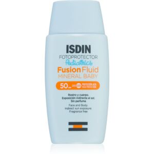 ISDIN Fotoprotector Fusion Fluid Mneral Baby ásványi napozó krém gyermekeknek SPF 50 50 ml